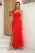 asymmetrical-ruched-slit-dress Sophia's Trends - Sophia's Style-Aqua-XL